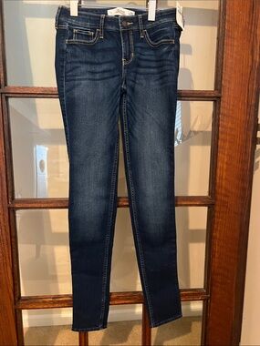 Women’s Dark Blue Skinny Jeans - Unbranded
